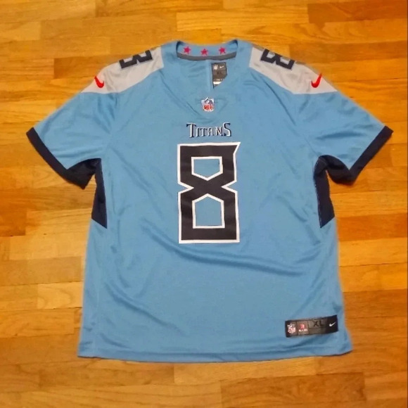 Nike Tennessee Titans Marcus Mariota On Field NFL Jersey 8 Men’s L / XL - Picture 1 of 7